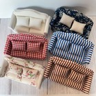 Dollhouse Miniatures Living Sitting Room Furniture Loveseat Couch Scale 1 12