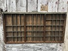 Rare Hamilton Wooden Printers Drawer Letterpress Typeset Tray Steel Inserts  21