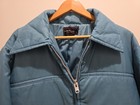 Vintage The King Size Co Jacket Men Large Teal Blue Windbreaker Nice 