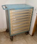 Stanley Vidmar Rolling Cabinet 8 Drawers  2 Keys Fully Functional
