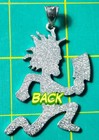 Diamond Hatchetman 2  Mirror Charm Stainless Icp Insane Clown Posse Twiztid Rare