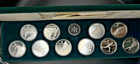 Calgary 1988 Winter Olympics 10-coin Silver Proof Set 10 Oz Royal Canadian Mint