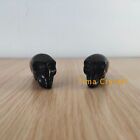 1pc Natural Obsidian Hand Carved Crystal Skull Realistic Crystal Reiki Healing