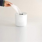 Alessi Birillo Tissue Box White By Piero Lissoni - Modern Bathroom Decor