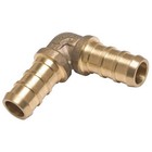 Bag Of  25  5 8  X 5 8  Pexworx Brass Pex Crimp Elbow