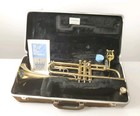 Vintage Buescher True Tone Aristocrat Cornet Brass Trumpet Instrument And Case