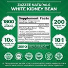 White Kidney Bean Extract 200 Veggie Caps Weight Management 1800 Mg Per Serving