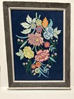 Vintage Indian India Mughal Flower Floral Handmade Artwork