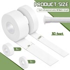 Gemscream 6 Pcs 30 Ft Lacrosse Stick Tape 1 Inch 1 2 Inch Non-precut Cotton S   