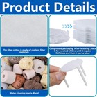 17 Pcs Pond Waterfall Spillway Filter Media  8 Inch Waterfall Box Filter Pad Wit