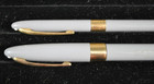 Vintage Sheaffer Admiral Snorkel Pen pencil Set Gray Gold