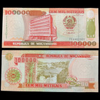 100x 100000 Meticais Mozambique 1993 Unc Banknote Currency Money Bundle Cash