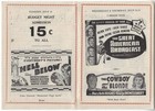 Ravena Ny Movie Theatre Vintage Program Roy Rogers Alice Faye Fred Macmurray