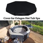 Hot Tub Cover Octagon Shape Waterproof Heavy Duty Outdoor Octagonal Spa Pool    