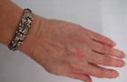 Vintage Navajo Sterling Silver Bracelet 6 1 2 