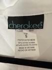Used Cherokee Modern Classic Unisex Lab Coat White 2319 Size Small Scrubs