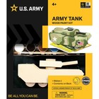 Masterpieces - U s  Army - Tank Wood Craft   Paint Kit