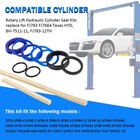 Rotary Lift Hydraulic Cylinder Seal Kits For Spo9 Sp0a9 Spo7 Spoa7 Spo88   