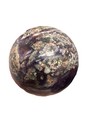 Amethyst Crystal Sphere Druzy Agate Geode Purple Polished Stone 612g 
