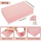 8pcs 4x6 Inch Linoleum Carving Blocks For Printmaking  Rubber Linocut Block S   