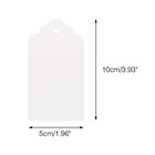 G2plus White Gift Tags With String  2   X 4   Paper Gift Tag  100pcs Rectangl   