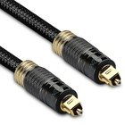 Fospower Braided Toslink Digital Fiber Optic Optical Audio Cable Spdif Dolby Dts