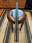 2 Yakima Round Bars Roof Rack Crossbars  48    With Endcaps  One Bar Scratched