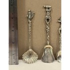 Antique Candlelight Silver Florence Italy Figural Serving Set 6 Pc Souvenir