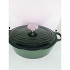 Le Creuset Cactus Green 23 Oval Cast Iron Dutch Oven 2 75 Quart France