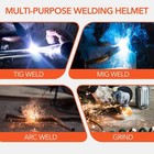 Trqwh Solar Auto Darkening Welding Helmet  True Color View For Tig Mig Arc