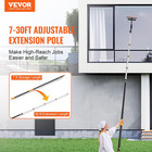 Telescopic Extension Pole  7-30 Ft Multi-purpose Extension Pole  Sturdy Aluminum