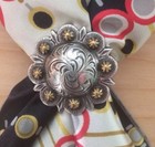 Berry Wild Rag Scarf Slide Western Cowboy