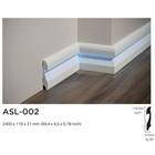 Baseboard Molding With Led Duct  White Baseboard  Bathroom Skirtingboard