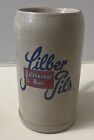 Vintage German Stoneware Beer Stein Mug  Bellheimer Bier Lilber Pils Rare 1l Exc