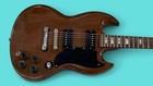 1970 Vintage Gibson Sg Right Hand Electric Guitar - Walnut Finish -   ss2141934 