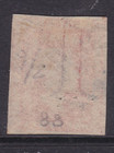 Nsw Early 1856 1d Carmine Red Qv Imperf Four Margins Sg 108  rf62 
