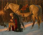 Prayer At Valley Forge Arnold Friberg Vintage Art Print Antique Painitng