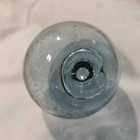 Vtg Japanese Blue Glass Fishing Net Float Buoy 3  Hand Blown Ball