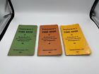 Vintage Lot Of 8 Various Railroad Documents   Time Books Etc 