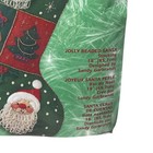 Bucilla Felt Applique Christmas Stocking Jolly Beaded Santa Kit 2001 New