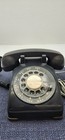 Vintage Itt Black Rotary Phone Desk Table Top Test It And Working