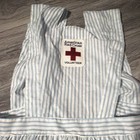 Vintageamerican Red Cross Volunteer Blue white Striped Apron Uniform W  Patch