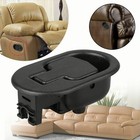 2pcs Universal Replacement Sofa Chair Recliner Pull Handle Release Lever Black