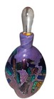 Bruce Freund        Signed Studio Dichroic Art Glass Purple Perfume Bottle 7    
