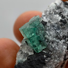 Very Clear Natural Emerald Crystal On Matrix  From Muzo - Colombia 22 35 Grams