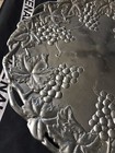 Arthur Court 12  Grape Clusters Round Platter Serving Tray Plate 1995 Aluminum