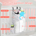 Baby Nursery Crib Bed Diaper Nappy Hanging Holder Storage Bag Box Us