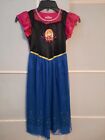 2 Disney Frozen Princess Costume Play Pretend Dress Up Sz Girls M Elsa Anna