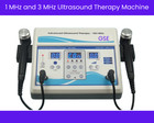 New Dual 1   3 Mhz Ultrasound Therapy Physical Pain Relief Therapeutic Machine