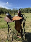 Allen Ranch Barrel Saddle 15 5   
